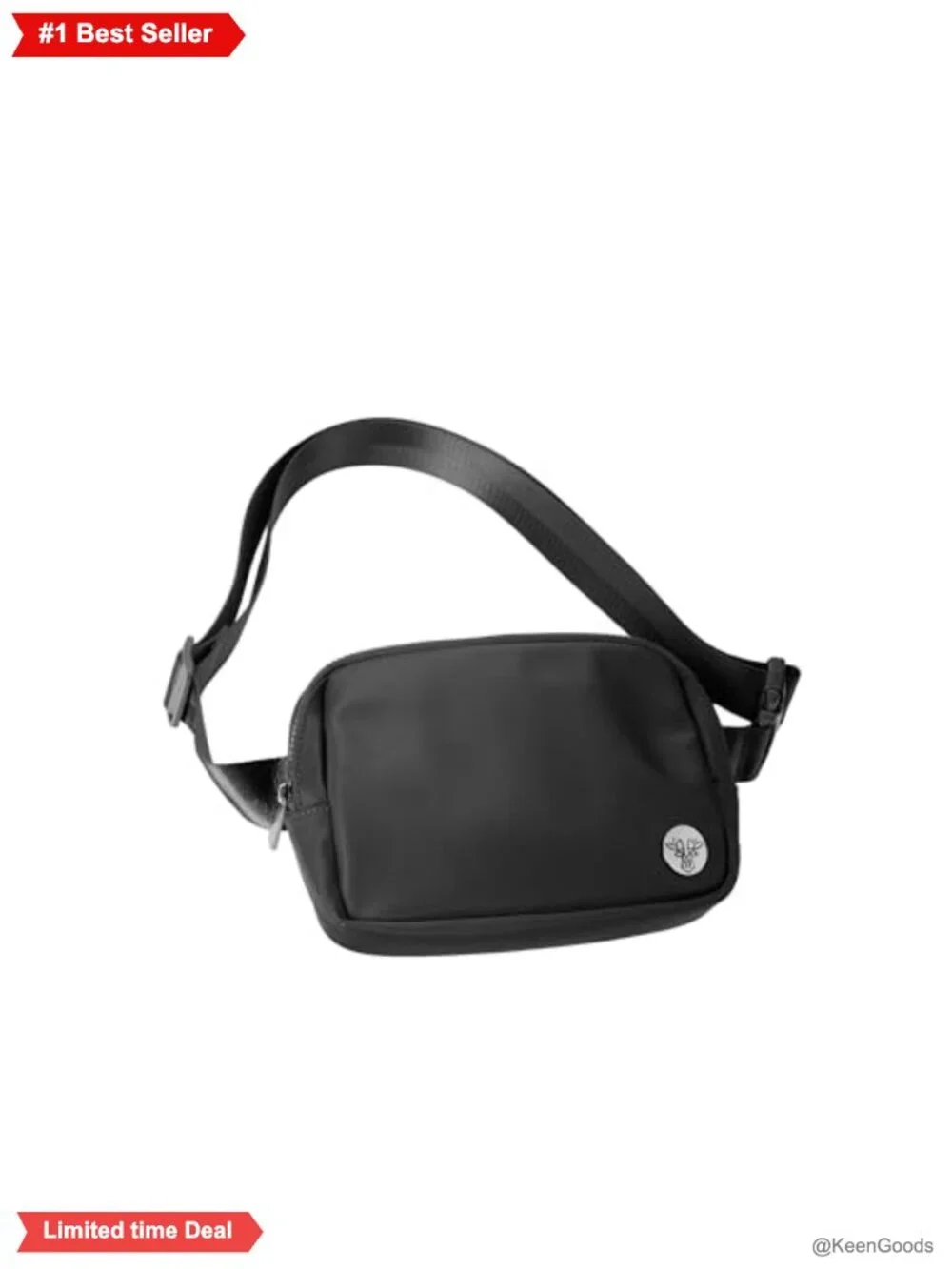 Nylon Fanny Pack Belt Bag Adjustable Strap Crossbody Waist Pack